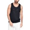 Under Armour Men's UA Sportstyle Logo Tank Black / Black -Sport Style Shop s7.v5 1329589 001 fc main