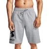 Under Armour Men's UA Rival Fleece Big Logo Shorts Mod Gray Light Heather / Black 2 Under Armour Men's UA Rival Fleece Big Logo Shorts Mod Gray Light Heather / Black -Sport Style Shop s7.v5 1357118 011 fc