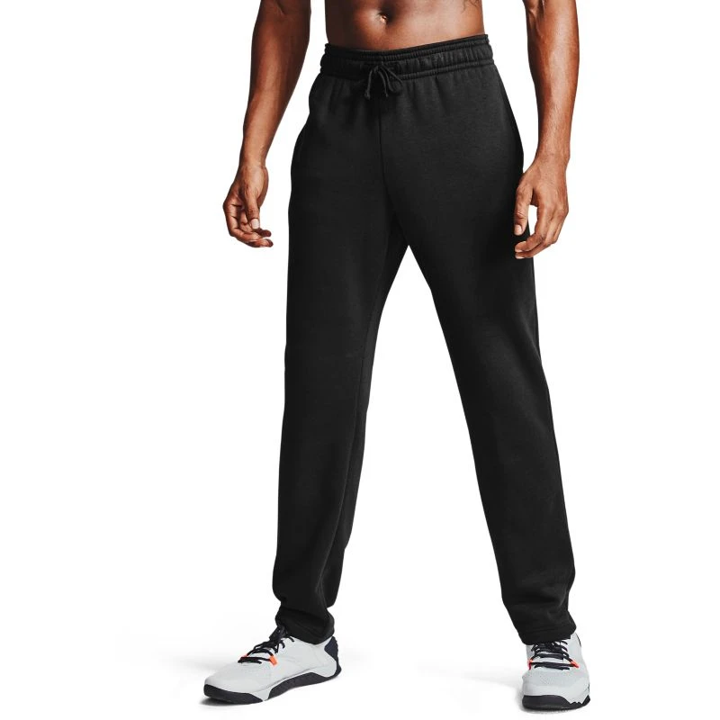 Under Armour Men's UA Rival Fleece Pants Black / Onyx White 3 Under Armour Men's UA Rival Fleece Pants Black / Onyx White