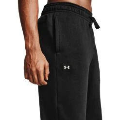 Under Armour Men's UA Rival Fleece Pants Black / Onyx White 11 Under Armour Men's UA Rival Fleece Pants Black / Onyx White -Sport Style Shop s7.v5 1357129 001 sc