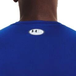 Under Armour Men's HeatGear® Armour Short Sleeve T-Shirt Royal / White -Sport Style Shop s7.v5 1361518 400 bckdet