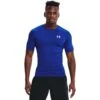 Under Armour Men's HeatGear® Armour Short Sleeve T-Shirt Royal / White -Sport Style Shop s7.v5 1361518 400 fc