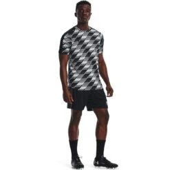 Under Armour Men's Challenger Training T-Shirt Grey / Black -Sport Style Shop s7.v5 1365408 014 fsf