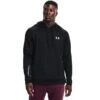 Under Armour Men's Armour Terry Hoodie Black / White 1 Under Armour Men's Armour Terry Hoodie Black / White -Sport Style Shop s7.v5 1366259 001 fc 1