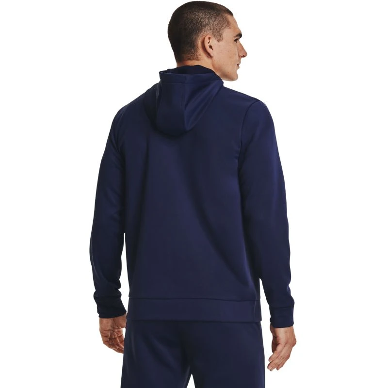 Under Armour Men's Fleece® Full-Zip Hoodie Midnight Navy / Black 4 Under Armour Men's Fleece® Full-Zip Hoodie Midnight Navy / Black - Image 2
