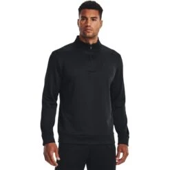 Under Armour Men's Fleece® ¼ Zip Black