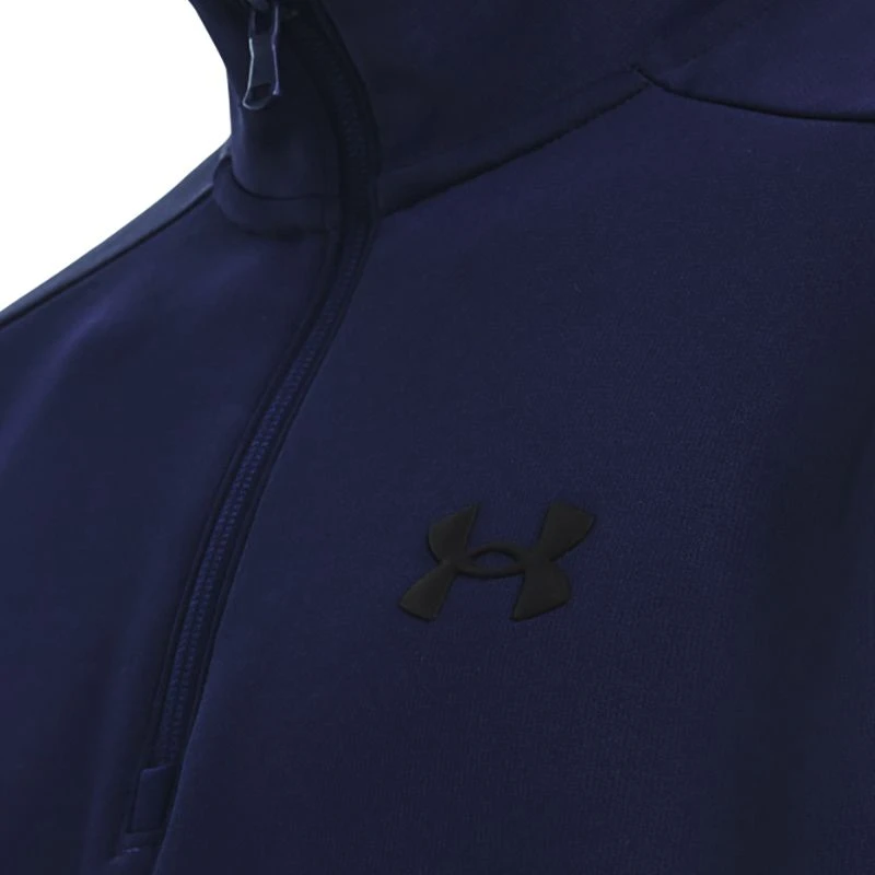 Under Armour Men's Fleece® ¼ Zip Midnight Navy / Black 6 Under Armour Men's Fleece® ¼ Zip Midnight Navy / Black - Image 4