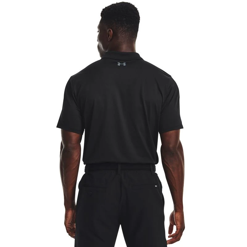 Under Armour Men's Performance 3.0 Polo Black / Pitch Grey 4 Under Armour Men's Performance 3.0 Polo Black / Pitch Grey - Image 2
