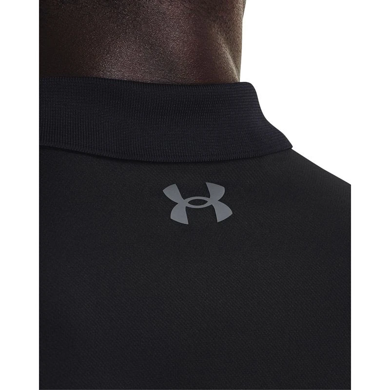 Under Armour Men's Performance 3.0 Polo Black / Pitch Grey 5 Under Armour Men's Performance 3.0 Polo Black / Pitch Grey - Image 3