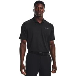 Under Armour Men's Performance 3.0 Polo Black / Pitch Grey