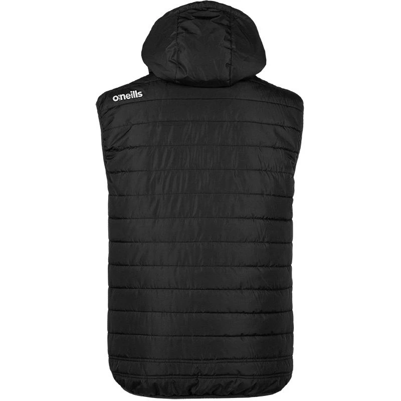 Men's Solar Hooded Padded Gilet Black 4 Men's Solar Hooded Padded Gilet Black - Image 2