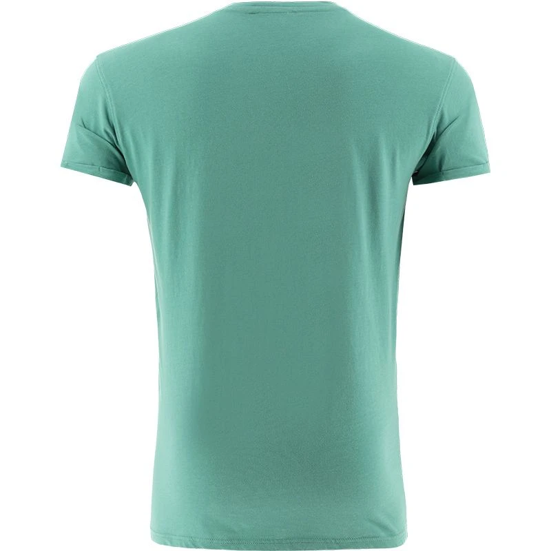 Trad Craft Men's Doire Ireland T-Shirt Ocean Green 4 Trad Craft Men's Doire Ireland T-Shirt Ocean Green - Image 2