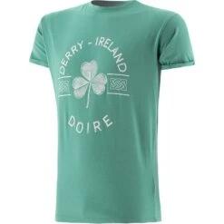 Trad Craft Men's Doire Ireland T-Shirt Ocean Green