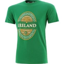 Trad Craft Men's Ireland Emerald Isle Classic T-Shirt Emerald