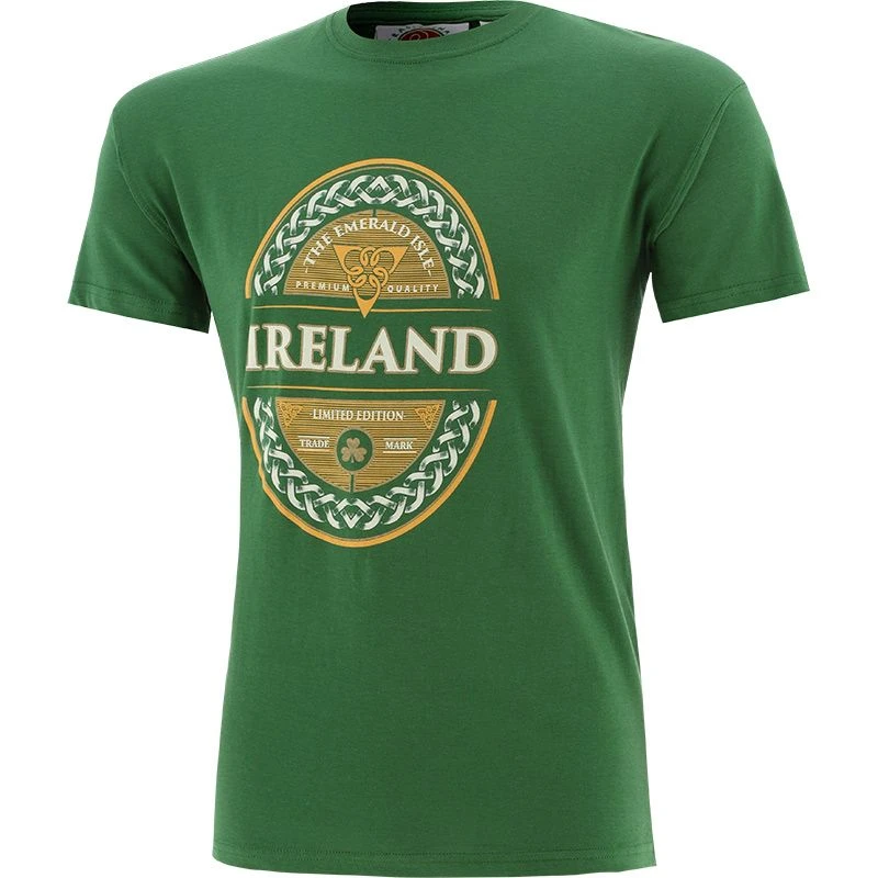 Trad Craft Men's Ireland Emerald Isle Classic T-Shirt Sage 3 Trad Craft Men's Ireland Emerald Isle Classic T-Shirt Sage