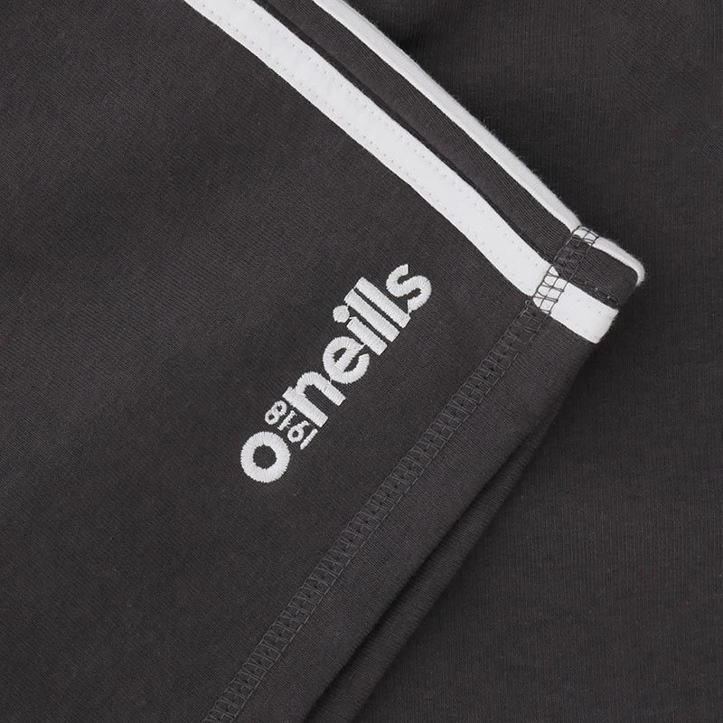 Men's Trigger Fleece Skinny Tracksuit Bottoms Dark Grey / White 8 Men's Trigger Fleece Skinny Tracksuit Bottoms Dark Grey / White - Image 6