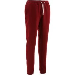 Men's Trigger Fleece Skinny Tracksuit Bottoms Maroon -Sport Style Shop trigger37 skinny pants no str syrah 2