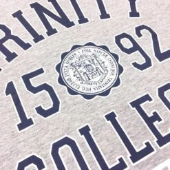 Trinity College Dublin 1592 T-Shirt Grey / Navy 8 Trinity College Dublin 1592 T-Shirt Grey / Navy -Sport Style Shop trin1001 2