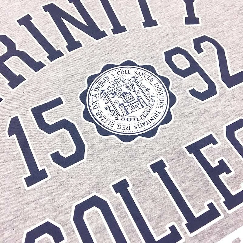 Trinity College Dublin 1592 T-Shirt Grey / Navy 5 Trinity College Dublin 1592 T-Shirt Grey / Navy - Image 3
