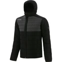Men's Wallace Hooded Padded Jacket Black 12 Men's Wallace Hooded Padded Jacket Black -Sport Style Shop walc 072 0 gen bkbkxx adlt p1