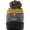 Wicklow GAA Harlem Knitted Bobble Hat Marine / Royal / Amber -Sport Style Shop wicklow harlem 083 knitted bobble hat mar roy amb 3s 1 1