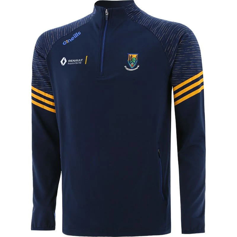 Wicklow GAA Kids' Harlem Brushed Half Zip Top Marine / Royal / Amber 3 Wicklow GAA Kids' Harlem Brushed Half Zip Top Marine / Royal / Amber