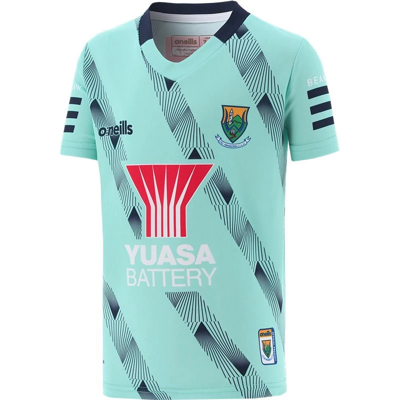 Wicklow GAA Hurling Kids' Short Sleeve Training Top Green / Marine 3 Wicklow GAA Hurling Kids' Short Sleeve Training Top Green / Marine