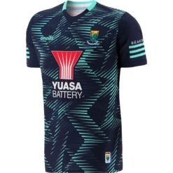 Wicklow GAA Hurling Kids' Short Sleeve Training Top Marine / Green