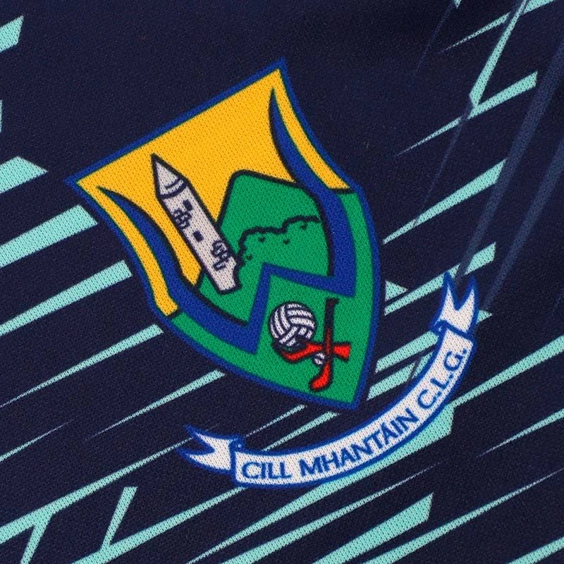 Wicklow GAA Player Fit Short Sleeve Training Top Marine / Green 8 Wicklow GAA Player Fit Short Sleeve Training Top Marine / Green - Image 6