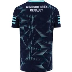 Wicklow GAA Kids' Short Sleeve Training Top Marine / Green -Sport Style Shop wicklow training jersey 2023 mar mint wht kids 3s p2