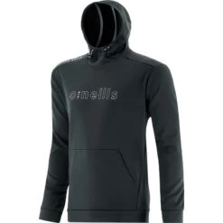 Men's Zack Fleece Pullover Hoodie Dark Grey / Black / Silver