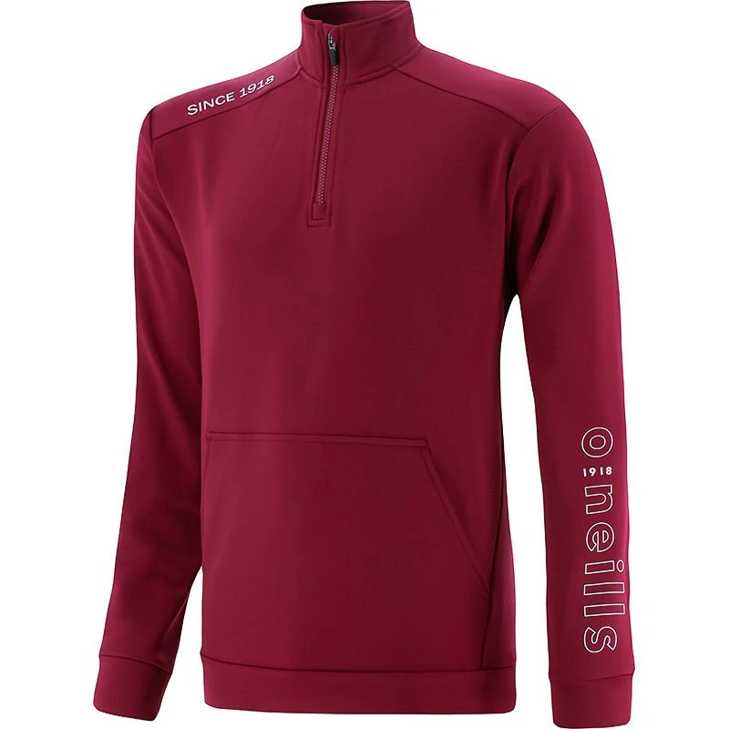 Men's Zack Half Zip Top Red / Silver 3 Men's Zack Half Zip Top Red / Silver